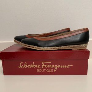 Vintage Ferragamo Espadrille Flats - Never Worn